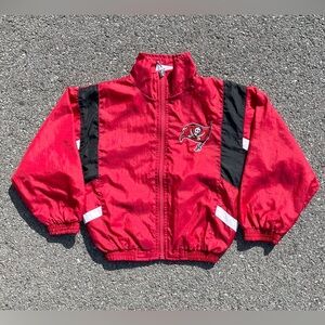 Tampa Bay Buccaneers NFL Vtg Mighty Mac Sports Windbreaker Jacket Youth (4T)